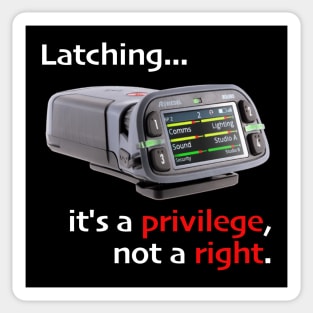 Latching is a Privilege (Bolero - Black) Sticker